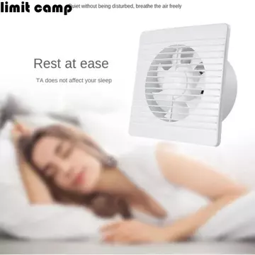 GIỚI HẠN CAMP Quạt Hút Điện, Quạt Hút Tắt Tiếng Ồn Thấp, Loại Bỏ Mùi Mạnh Mẽ Luồng Không Khí Mạnh Mẽ Nhà Ở Bền Ống Dẫn Nội Tuyến Quạt Sử Dụng Phòng Tắm