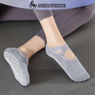Onetimingfine Tất Yoga Chống Trơn Trượt Người Phụ Nữ Thể Thao Hút Mồ Hôi Thoáng Khí Tất Pilates Nữ Múa Ba Lê VN