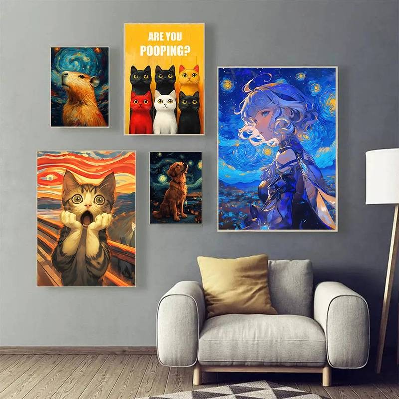 Regal Tranh Cổ Điển Canvas Baroque Cung Điện Thần Thoại Cảnh Trong Dầu Phong Phú Như Nghệ Thuật Trang Trí Tường Nhà Canvas Poster