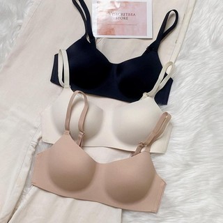 230860 -- [Áo Lùi Size] Áo Lót Áo Ngực Nữ Không Gọng Chống Xệ Gom Quả Mút Mỏng Áo Bra Su Đúc Không Gọng Mút Mỏng