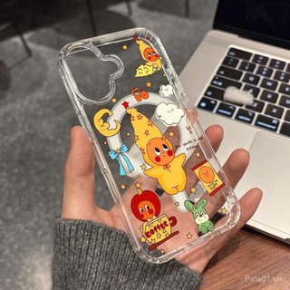 Ốp Điện Thoại Thích Hợp Cho iPhone Hoạt Hình Ngôi Sao Thích Hợp Cho iPhone15promax Acrylic 17 16 Trong Suốt 11 Từ Tính Ốp Lưng 16pro Vỏ Bảo Vệ B0R9