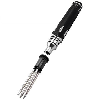Tua Vít Kim Loại 4 Trong 1 Đầu Lục Giác Chuẩn 1.5-2.0-2.5-3.0mm, Dụng Cụ Sửa Chữa Xe RC Đa Năng