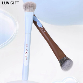 LUV GIFT Cọ trang điểm, cọ má hồng nghiêng, cọ tạo khối, mềm mại, thân thiện với da, tiện lợi để mang theo