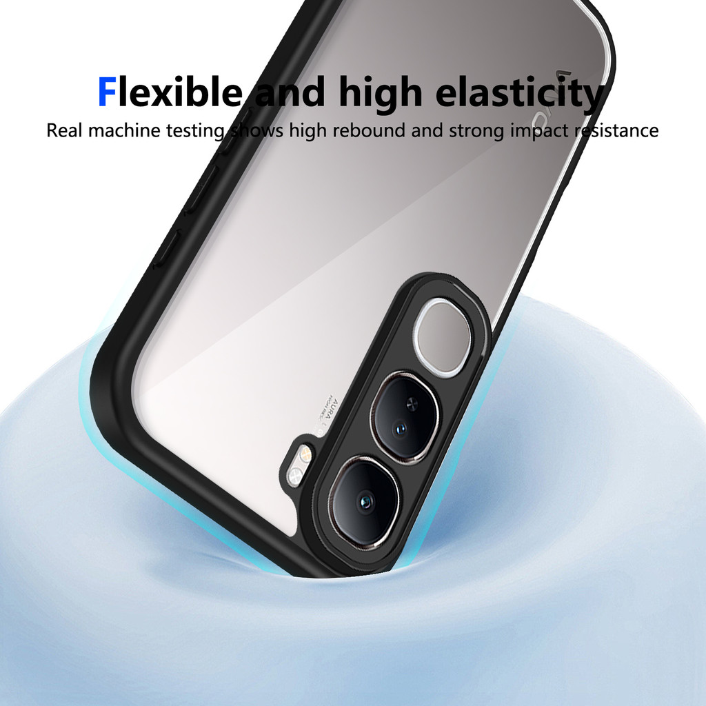 Ốp lưng Vivo V40 Lite Vỏ trong suốt mờ thời trang cho Vivo V40 Lite Vỏ điện thoại