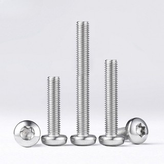Đầu chảo inox 304 / vít hoa mận bên trong đầu tròn, bu lông vít chống trộm vít nhỏ M1.4M1.6M2M2.5M3M4M5 * L3-100mm [JYD-ZZ-Z]