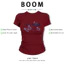 BOOM Áo Baby Tee Nữ Cotton Ôm Body-Áo Thun Ngắn Tay Y2K In Hình PhongCách Mùa Hè, Cổ Tròn Hàng Đầucách hàn quốc phong663