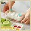 B & N Easy Pop Out 8 Lưới Đá Khay Có Nắp Silicone BPA Free Cho Trà Lemonade Cotails.