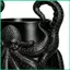 Chậu cây độc đáo Chậu hoa hải lý có thoát nước Chậu trồng Kraken in 3D có khay cho văn phòng tại nhà Windowsill jiwvn