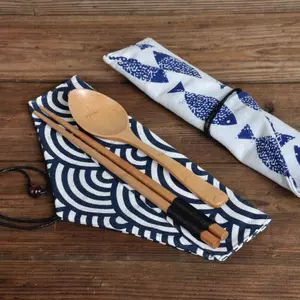 Túi đựng dao kéo PYCOU, Hộp đựng dụng cụ vải lanh Cotton phong cách Nhật Bản, Thiết kế cuộn di động cổ điển Dao kéo lưu trữ dụng cụ du lịch
