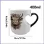 Cốc đổi màu 400ml Gốm Bò Tay Cầm Trái Tim Mới Lạ Drinkware Cà Phê Du Lịch Cốc Trà Whisky Bia mueadsyvn