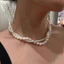 Vòng cổ ngọc trai hai lớp thanh lịch dành cho nữ, 2026 Trang sức Choker tối giản sang trọng thời trang mới
