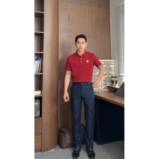 [NEW] Quần Tây Cao Cấp Nam HLA Xanh Navy - Chất Liệu Co Giãn, Thoáng Và Mềm Mịn, Chuẩn Form Công Sở