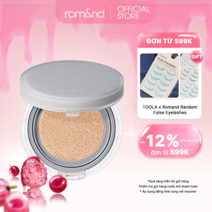 Phấn Nước Che Phủ Hoàn Hảo, Mỏng Nhẹ Tự Nhiên Romand NU Zero Cushion SPF24/PA++ 15g