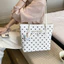 SQ11 2026 Túi Tote Chấm Sóng Hàn Quốc Mới Cho Nữ Dung Tích Lớn Đa Năng Đi Lại Túi Đeo Vai Thời Trang