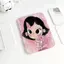 cô gá hồngGương Mini Xách Tay Gấp Gọn Da PU Nhiều Màu Pastel Phù Hợp Du Lịch