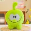 Đồ chơi ếch YOLOGO, Đồ chơi nhồi bông cắt trái cây xanh, Phim hoạt hình Om Nom Hot Game 20cm Búp bê động vật nhồi bông Kid