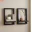 Kệ Treo Tường THEGIRL8B, Giá Trưng Bày Hình Học Bằng Gỗ, Thiết Kế Đơn Giản Phong Cách Vintage Treo Tường Rỗng Giá Để Đồ Phòng Khách