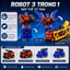 Đồ Chơi Robot Biến Hình Từ Tính 3in1,Robot Biến Hình Xe Thông Minh Cho Bé Trai,Đồ Chơi Thú Vị,Thích Hợp Làm Quà Tặng