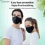 Ziyulinyuk Chống ô nhiễm PM2.5 Mặt nạ bụi có thể giặt được và tái sử dụng Miếng đệm có thể cắm được Cotton Unisex Du lịch PPE Mặt nạ thoải mái và thoáng khí VN