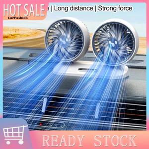 < CarFashion > Quạt làm mát xe 10 cánh xoay 360 độ