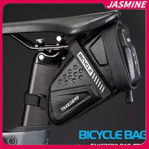JASMINE Thời Trang Chống Nước Túi Xe Đạp Xe Đạp Đường Bộ Yên Xe Phản Quang Sọc Xe Đạp Dụng Cụ Đựng Túi Phụ Kiện Dụng Cụ JASMINE