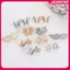 JASMINE Thời Trang Cánh Bướm Quần Nút Thắt Lưng Kẹp Có Thể Điều Chỉnh Khóa Quần Jean Bule Pin Phụ Kiện Quần Áo JASMINE