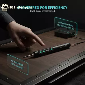 Sắt hàn không dây GE với 3 đầu có thể hoán đổi cho nhau 180-450 Có thể điều chỉnh Hoàn hảo để sử dụng tại nhà VN