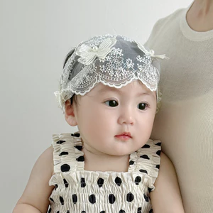 Cửa Bé Ngực Tóc Cho Bé Ren Hình Siêu Bé Nơ Công Chúa Cổ Tích Trăm Ngày Tóc Cô Gái Mỏng