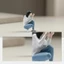 Cô Gái Thu Nhỏ Với Camera Vẽ Hình Cô Gái Crouching Tượng Nhỏ Trang Trí Mô Hình Trang Trí Trang Trí Cho Diorama Builders, Dioramas