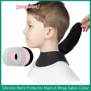 Khăn bảo vệ bằng silicon Ne Khăn cắt tóc Quấn cổ Salon Thuốc nhuộm tóc Khăn choàng tiệm cắt tóc Tấm lót chống vỡ Cắt tóc