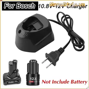 Bộ sạc ghế đa năng MONOSTYLE, Phụ kiện máy mài điện Bộ sạc pin Lithium-ion di động, Thiết bị sạc nhỏ gọn 10.8 / 12V Sạc nhanh cho BosCh