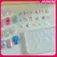 JASMINE Y2k Cá Heo Âm Nhạc Note Khuôn Silicon Hoạt Hình Chó Con Nơ Móng Tay Mẫu Dụng Cụ Thiết Kế Làm Móng Tay DIY Nail Art Trang Trí JASMINE