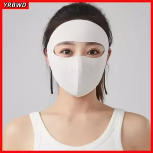 Mặt chống nắng YRBWD, Mặt toàn mặt nữ liền mạch có thể điều chỉnh, Chống tia cực tím AB Side Mặt chống nắng mùa hè