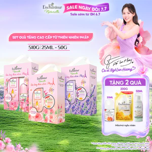 Hộp Quà Tặng Cao Cấp Enchanteur Naturelle Thiên Nhiên Pháp 510g
