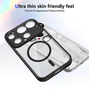 Ốp lưng Nothing Phone 3 Vỏ từ tính trong suốt mờ cho điện thoại Nothing Phone 3 5G