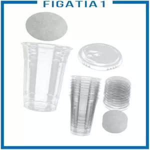 50x Cốc nhựa dùng một lần, Cốc nước giải khát Cốc uống nước trong suốt, cho đồ uống làm mịn