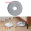 Đầu lau nhà tròn 25cm Vải xoay để làm sạch sàn Tấm lót thay thế nhà Phụ kiện đa năng Khăn xoay 360