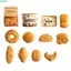 QEARY Giả vờ chơi Đồ chơi nhà bếp, Bánh rán nhà chơi Bánh mì nướng Mô phỏng Bánh mì tráng miệng, Thực phẩm giáo dục sinh nhật Nấu ăn thực tế Bộ bánh mì hoạt động bữa tiệc mô hình