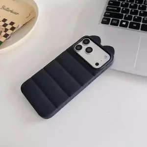 Dày đệm giảm xóc tai mèo cho trường hợp iPhone 17promax 161514plus chống rơi 131211Pro