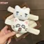 HFSHY 1 / 2 Chiếc Mèo Đáng Yêu Bapa Charm Kawaii Sang Trọng Túi Kẹp Dây Đeo Đáng Yêu Phụ Kiện Cho Sinh Nhật Túi Quà Tặng Trang Trí VN