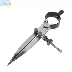 Bộ chia la bàn chính xác JVSUB, Chất liệu thép không gỉ Bộ chia la bàn đo màu bạc, Bộ chia chiều dài 12,5mm chuyên nghiệp Chế biến gỗ