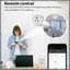 TUYA 20A Ổ cắm thông minh Zigbee Ổ cắm có màn hình nguồn Chức năng thời gian Điều khiển bằng giọng nói Hoạt động phích cắm US