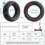 Lốp cao su rắn 10X3.0 dành cho xe tay ga điện ZERO10X / - Thiết kế không bơm hơi tổ ong