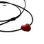 Dây bện dài thời trang cổ điển Mặt dây chuyền trái tim Nelace cho nữ Niche Trang sức Choker tối giản Quà tặng ngày lễ tình nhân [Mina]