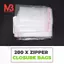 200 Túi nhựa bóc vỏ và niêm phong tự dính trong suốt 7cm x 13cm cho các vật nhỏ, đồ trang sức, nghệ thuật và đồ thủ công Bao bì trưng bày