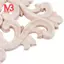 Rất nhiều Gỗ Khắc Dài Onlay Đính Tường Hoa Không Sơn Tủ Trang Trí Cửa Loại: 21x15cm