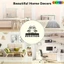 HELLOYOUNG Giá đỡ chìa khóa treo tường bằng kim loại hiện đại với 8 móc Giá phân loại sắt Trang trí nội thất