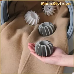 Sản phẩm giặt MONOSTYLE, Có thể tái sử dụng Ngăn ngừa cuộn dây bóng giặt bằng silicon, Dụng cụ làm sạch khử nhiễm Máy bắt tóc mèo tại nhà & sinh hoạt