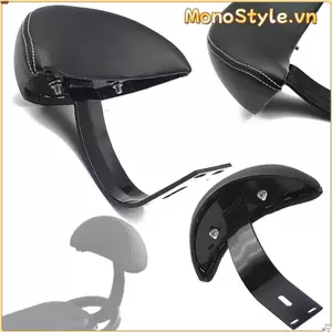 MONOSTYLE Xe Đạp Điện Tựa Lưng Xe Tay Ga Màu Đen Xe Máy Tái Trang Bị Phần Đệm Lưng
