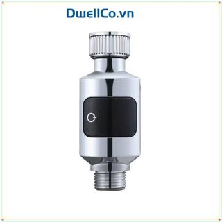 Nhiệt kế tắm DWELLCO, Đồng hồ đo nhiệt độ nước vòi chống nước thời gian thực, Màn hình kỹ thuật số LED chính xác Máy đo nhiệt độ tự cấp nguồn